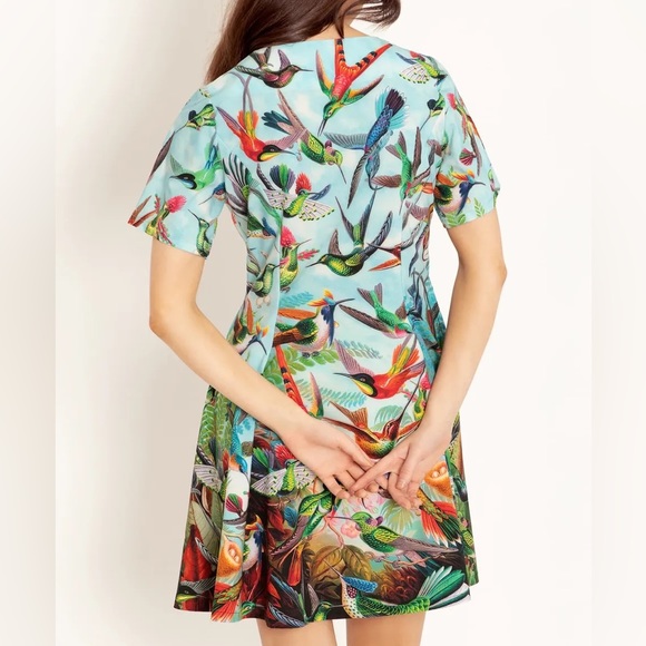Blackmilk “BIRDS IN PARADISE EVIL V DRESS” Size Medium M NWT - Picture 5 of 14